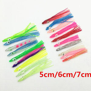 Gonne luminose a forma di ago per calamari, <span class=keywords><strong>esche</strong></span> morbide per <span class=keywords><strong>esche</strong></span> di polpo <span class=keywords><strong>artigianali</strong></span> per Jigging ganci di assistenza di ricambio calamari per polpi - Product Image 3