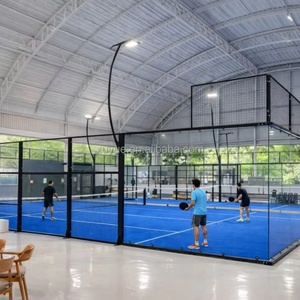 Pista de Pá<span class=keywords><strong>del</strong></span> Panorámica con Marco de Vidrio Templado, Pista de Pá<span class=keywords><strong>del</strong></span> Profesional para Interiores y Exteriores - Product Image 1