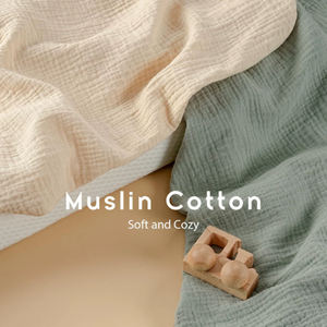 Manta de muselina de algodón estampada de alta calidad para bebé, manta de recepción transpirable suave y ecológica para recién nacido - Product Image 4