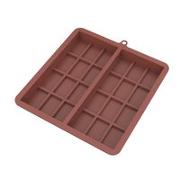 Für Neuprodukte: Extra große rechteckige 24-Zellen-Silikon-Schokoladenform, DIY-Kuchenbackwerkzeug, ofenfest