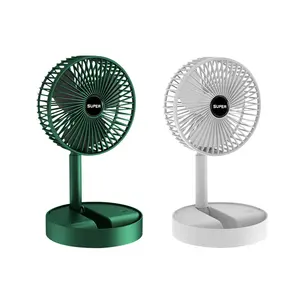 Nhỏ Có Thể Thu Phí Sương Mù Gấp Điện Mạ Vàng Tùy Chỉnh LED Cầm Tay Mini Uống Fan USB Tay