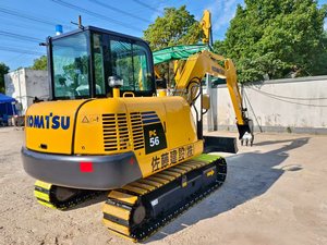 รถขุดตีนตะขาบไฮดรอลิก5Ton มือสองรถขุดวิศวกรรถใช้ pc56-7 Komatsu ญี่ปุ่น - Product Image 2