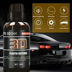 Nano Bond Graphene 3D Ceramic Coating Plastic Restore Agent For Cars