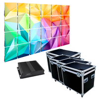 Écran LED géant d'extérieur P3 P4 étanche à l'eau, mur vidéo LED à épissure sans soudure, location d'écran LED pour scène, mariage mobile