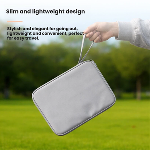 Housse de tablette minimaliste en cuir PU avec petite sangle de poignet, <span class=keywords><strong>pochette</strong></span> intérieure en coton perlé, sac de protection portable 10,9 pouces pour tablette <span class=keywords><strong>iPad</strong></span> - Product Image 4