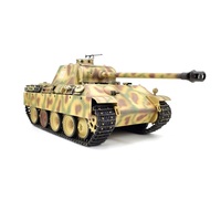 Modelo de tanque alemán Panther Ausf G a escala 1/16 360. Tanque RC Modificado con Torreta Giratoria y Motor de Alta Velocidad 2.4Ghz, Juguetes y Regalos 3879-1