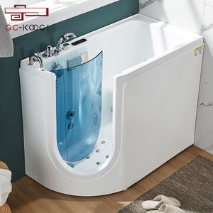 <span class=keywords><strong>Baignoire</strong></span> moderne <span class=keywords><strong>pour</strong></span> personnes <span class=keywords><strong>âgée</strong></span>s, avec accès latéral, sans obstacle, <span class=keywords><strong>baignoire</strong></span> de massage, acrylique, 1,2 m, design graphique, salle de bain - Product Image 4