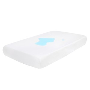 Blanco bebé equipada <span class=keywords><strong>cuna</strong></span> hoja de 100% algodón <span class=keywords><strong>cuna</strong></span> para bebé a prueba de agua de - Product Image 1