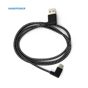 <span class=keywords><strong>L</strong></span> forma USB tipo <span class=keywords><strong>C</strong></span> cavo dati del telefono cellulare per Android caricatore rapido ad angolo retto in Nylon USB <span class=keywords><strong>C</strong></span> cavo dati - Product Image 4