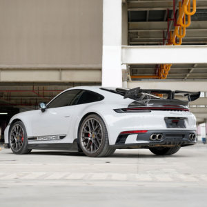 992กระจายแสงคาร์บอนไฟเบอร์แห้งขอบกันชนหลังสำหรับ PORSCHE <span class=keywords><strong>911</strong></span> 992 <span class=keywords><strong>Carrera</strong></span> <span class=keywords><strong>4S</strong></span> Coupe 2ประตู2019-2021 - Product Image 3