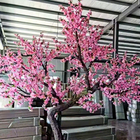 Neuer Rosa Künstlicher Glyzinienbaum für Outdoor-Hochzeiten, Oster- und Halloween-Dekorationen