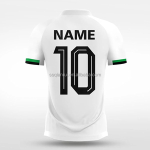 Maillot de football pour homme de qualité supérieure, 100 % polyester, impression par sublimation, séchage rapide, respirant, antibactérien, évacuation de l'humidité, personnalisable OEM - Product Image 4