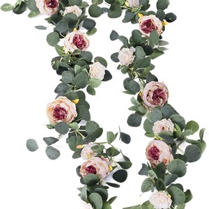 Vigne décorative de simulation de fleurs de printemps pour mariage, en PVC souple, modèle <span class=keywords><strong>0365</strong></span> - Product Image 1