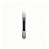Portes coulissantes robustes pour maison, double vitrage Low-E, cadre en alliage d'aluminium, avec rail auto-adhésif en acier inoxydable