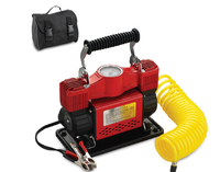 Gonfleur de pneus électrique à double cylindre 300L Compresseur d'air 200PSI à usage intensif Voitures Camions SUV ATV Bus Fonction pompe 24V Volta