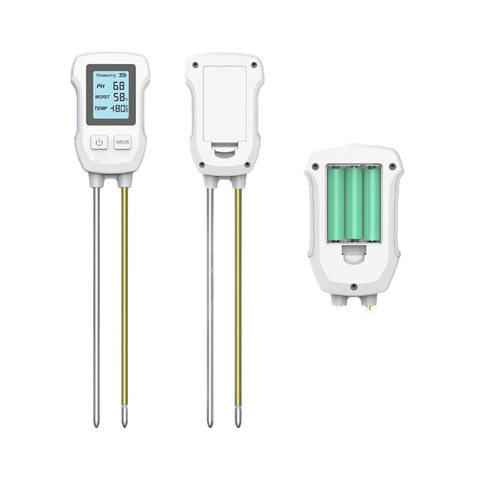 3-in-1 Garden Soil Tester with LCD Display PH Moisture & Light Meter for Home Irrigation System & Plant Care