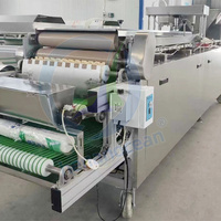 Machine entièrement automatique pour la fabrication de roti, tortillas, pain pita, ligne de production de pain turc lavash, machine à burritos et wraps au poulet à vendre