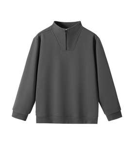 <span class=keywords><strong>Sweat</strong></span>-shirt de sport pour <span class=keywords><strong>homme</strong></span> tendance, demi-zip, uni noir, <span class=keywords><strong>sans</strong></span> <span class=keywords><strong>capuche</strong></span>, <span class=keywords><strong>veste</strong></span> de travail avec col montant, vêtements - Product Image 2