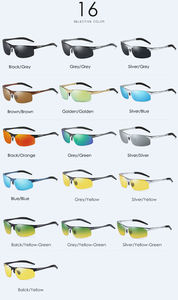 8177 classico Degli Uomini <span class=keywords><strong>di</strong></span> Sport <span class=keywords><strong>di</strong></span> Sun Degli <span class=keywords><strong>Occhi</strong></span> Occhiali Da <span class=keywords><strong>Sole</strong></span> Polarizzati Commercio All'ingrosso In Metallo Mezza Cornice <span class=keywords><strong>di</strong></span> Equitazione <span class=keywords><strong>di</strong></span> Guida Visione Notturna Occhiali Da <span class=keywords><strong>Sole</strong></span> - Product Image 2