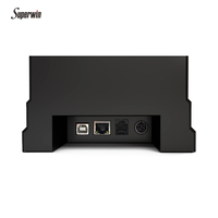Imprimante thermique d'étiquettes en gros ZJ-8360 80 mm, machine d'impression d'autocollants, imprimante de codes-barres USB, ligne directe thermique 260 mm/s