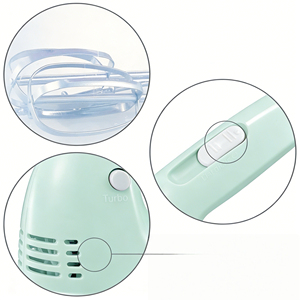 Batidora de Mano Profesional Portátil para Masa, Alimentos, Huevos, Uso en <span class=keywords><strong>la</strong></span> Cocina, Máquina para Batir Pasteles, Batidora de Mano Eléctrica <span class=keywords><strong>con</strong></span> Caja de Almacenamiento - Product Image 3