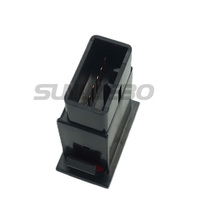 Nuevo Interruptor de Advertencia de Peligro para Automóvil de 12 V y 6 Pines, Interruptor de Encendido/Apagado para Toyota Hiace 1989-2006, Pieza de Repuesto 84332-26080 8433226080