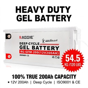 <span class=keywords><strong>Batterie</strong></span> solaire AGM à décharge profonde RAGGIE 12V200ah 200ah 250ah pour stockage d'énergie solaire - Product Image 3