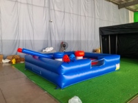 EJIA EJIA-008 Ring de boxe gonflable portable pour l'arrière-cour, la lutte, les fêtes foraines, la location, utilisation en arène, imperméable et pliable
