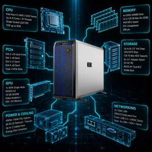 Servidor en Torre PowerEdge T360 Xeon DDR5 PCIe 5.0 NVMe para Pequeñas Empresas, Configurable para Aplicaciones SMB - Product Image 2
