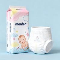 Babywindeln Langlebig & Sicher Hautfreundlich Vliesstoff Weich Atmungsaktiv Hohe Absorption 3D-Auslaufschutz Bedrucktes Design