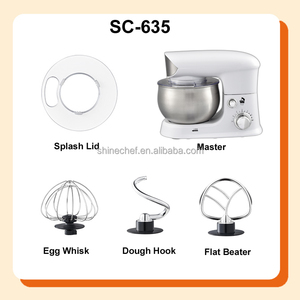 Robot pâtissier électrique ménager, batteur planétaire pour pâte et gâteaux, bol mélangeur en acier inoxydable, équipement de <span class=keywords><strong>cuisine</strong></span> - Product Image 6