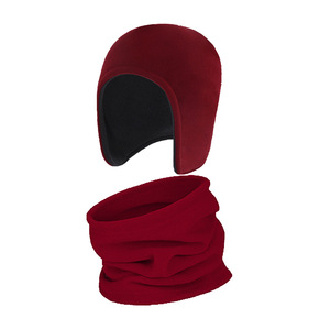 Fleece Lei Feng Hat And Scarf Set Warm Neck Warmer For Outdoor Sports Skiing Cycling Winter Use Adult Unisex - Product Image 3