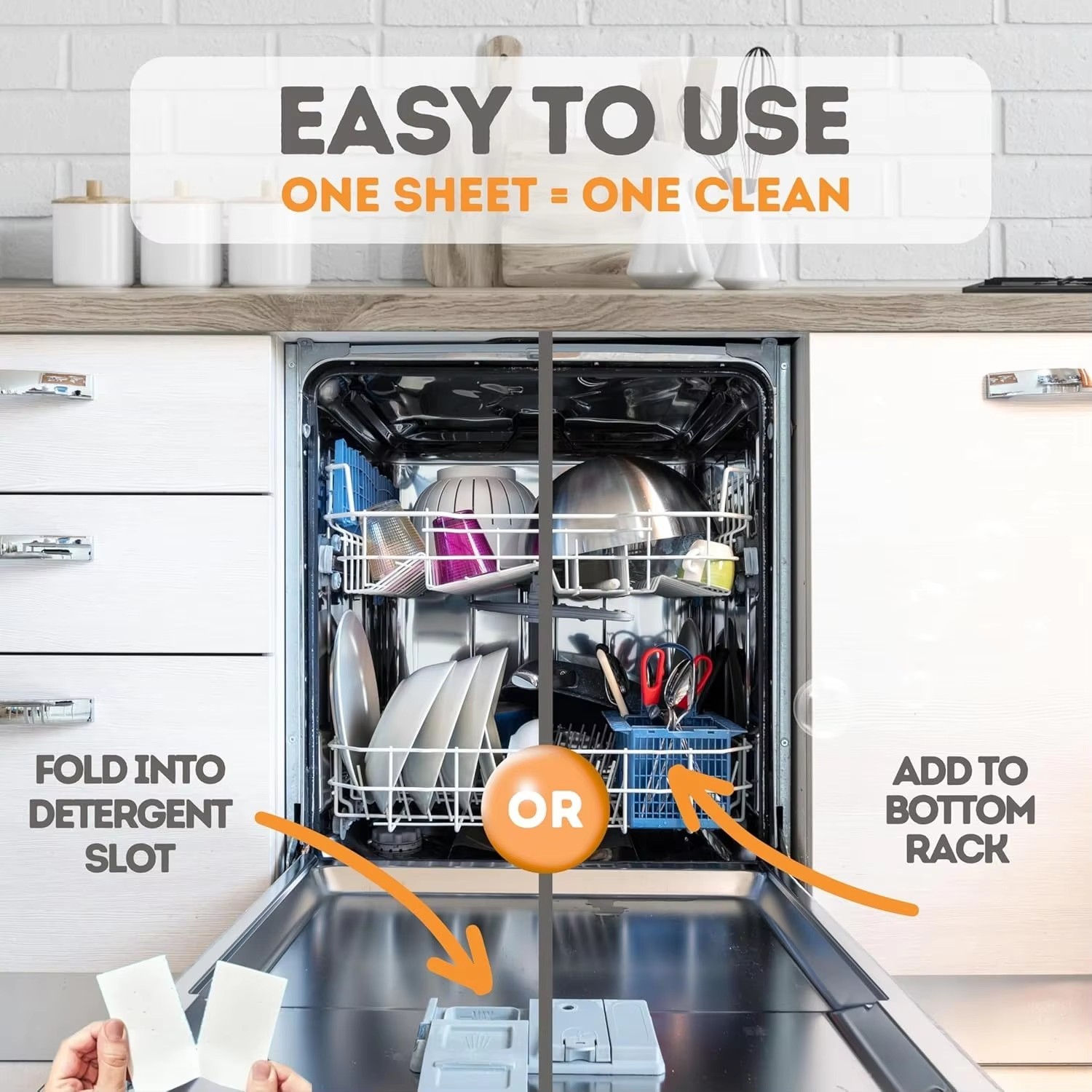 Sustainable Zero Waste Dish Washing Strips Home Kitchen Cleaning Solution Dishwashing Sheets · image 4