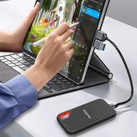 قرص صلب خارجي SSD من نوع USB 3.0 Type-C بسعات 128 جيجابايت و256 جيجابايت و512 جيجابايت و1 تيرابايت و2 تيرابايت و4 تيرابايت للتخزين المتنقل
