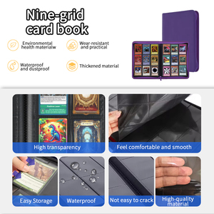 Album de cartes à collectionner 9 pochettes 360+ pour Pokémon et Kpop, <span class=keywords><strong>Master</strong></span> Album de cartes à collectionner - Product Image 2