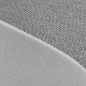 Lit pour animaux de compagnie en feutre écologique, pliable, lavable, de forme ronde, avec motif solide, personnalisé en gros, avec tapis chaud en polaire pour chat et chien - Product Image 6