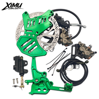 Kit de frein à disque arrière XIMU amélioré 240 mm en aluminium anodisé pour Light Bee, avec support double étrier