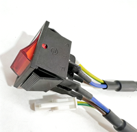 Faisceau de câblage SHANYOU en cuivre étamé, adaptateur 12V, longueur 1m, isolation PTFE, gaine PVC, IATF16949/ pour OEM/ODM Électronique