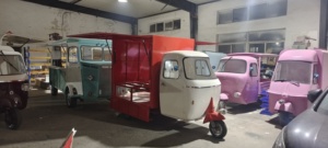<span class=keywords><strong>Remolque</strong></span> de Comida Piaggio Ape de Grado Comercial con Mezcladora de Masa, Certificado CE, para Frappés y Carritos de Hot Dogs - Product Image 6
