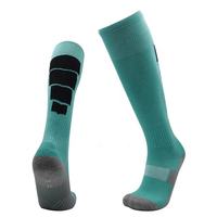 Vente en gros de chaussettes unisexes de football couleur chaussettes de football rembourrées anti-dérapantes pour adultes en plein air
