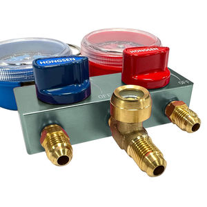 Electric Brass <strong>HVAC</strong> Air Conditioning Refrigeration Kit R32 R410a R134a Ball Valve Manifold Instrument Group Car <strong>Repair</strong> 1.2 M - Product Image 6