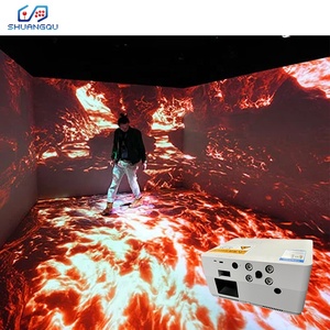 غرفة غامرة ثلاثية الأبعاد بزاوية 360 درجة مع نفق تفاعلي للعرض بالإسقاط الضوئي - Product Image 6