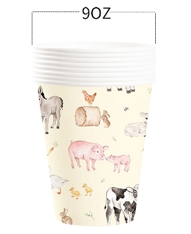 vaso de papel de 9 oz