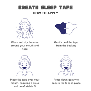 Strip pita mulut bibir yang lembut dan aman untuk tidur anti-mendengkur & penghenti pernapasan mulut untuk perawatan tidur malam - Product Image 6