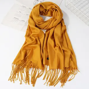 High Quality New Women Scarf Wholesale Solid Color Warm Winter Hats Popular Versatile Designer Scarf 2021