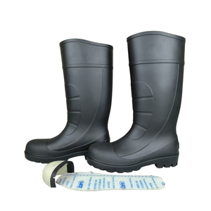 Nuevo Calzado <span class=keywords><strong>de</strong></span> Seguridad Impermeable con Puntera <span class=keywords><strong>de</strong></span> Material Compuesto, Ligero, Altura hasta la Rodilla, Sin Metal, Botas <span class=keywords><strong>de</strong></span> <span class=keywords><strong>Lluvia</strong></span> <span class=keywords><strong>de</strong></span> PVC - Product Image 1