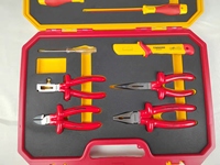 99LB001 Finework Juego de 15 Herramientas Aisladas VDE de Mano a 1000V con Alicates y Destornilladores