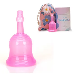 Coupe menstruelle pliable en silicone écologique de qualité médicale pour femmes