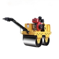 Compacteur vibrant diesel Shantui 3 tonnes, à tambour simple/double, autoporté pour le compactage de l'asphalte, du sol et des fossés