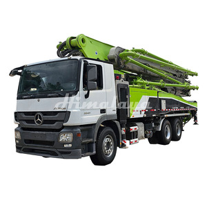 Pompa beton truk Zoomlion bekas <span class=keywords><strong>Truck</strong></span> Mercedes Mercedes Benz Chassis pompa beton tangan kedua untuk penjualan - Product Image 1